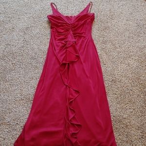 Burgundy Christmas Formal Dress, size 3/4